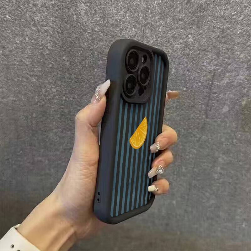 Striped Lemon Slice Pattern Ph - Phone Cases Iphone 17 Pro Max review and price