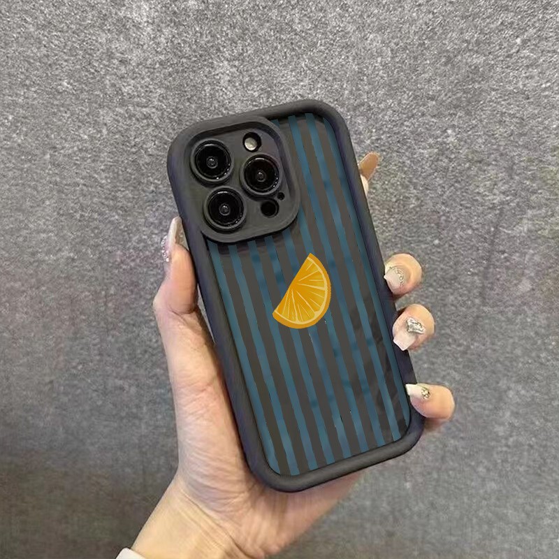 Striped Lemon Slice Pattern Ph - Phone Cases Iphone 17 Pro Max review and price