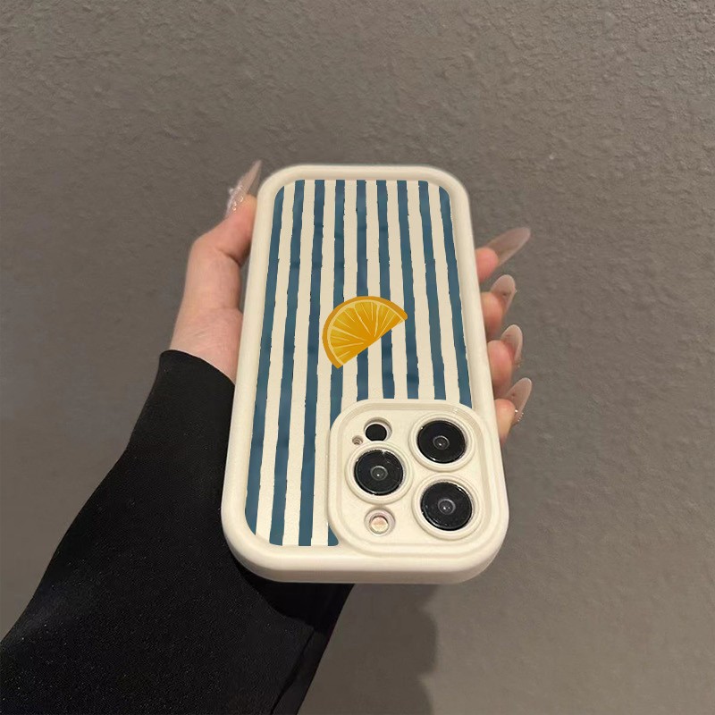 Striped Lemon Slice Pattern Ph - Phone Cases Iphone 17 Pro Max review and price