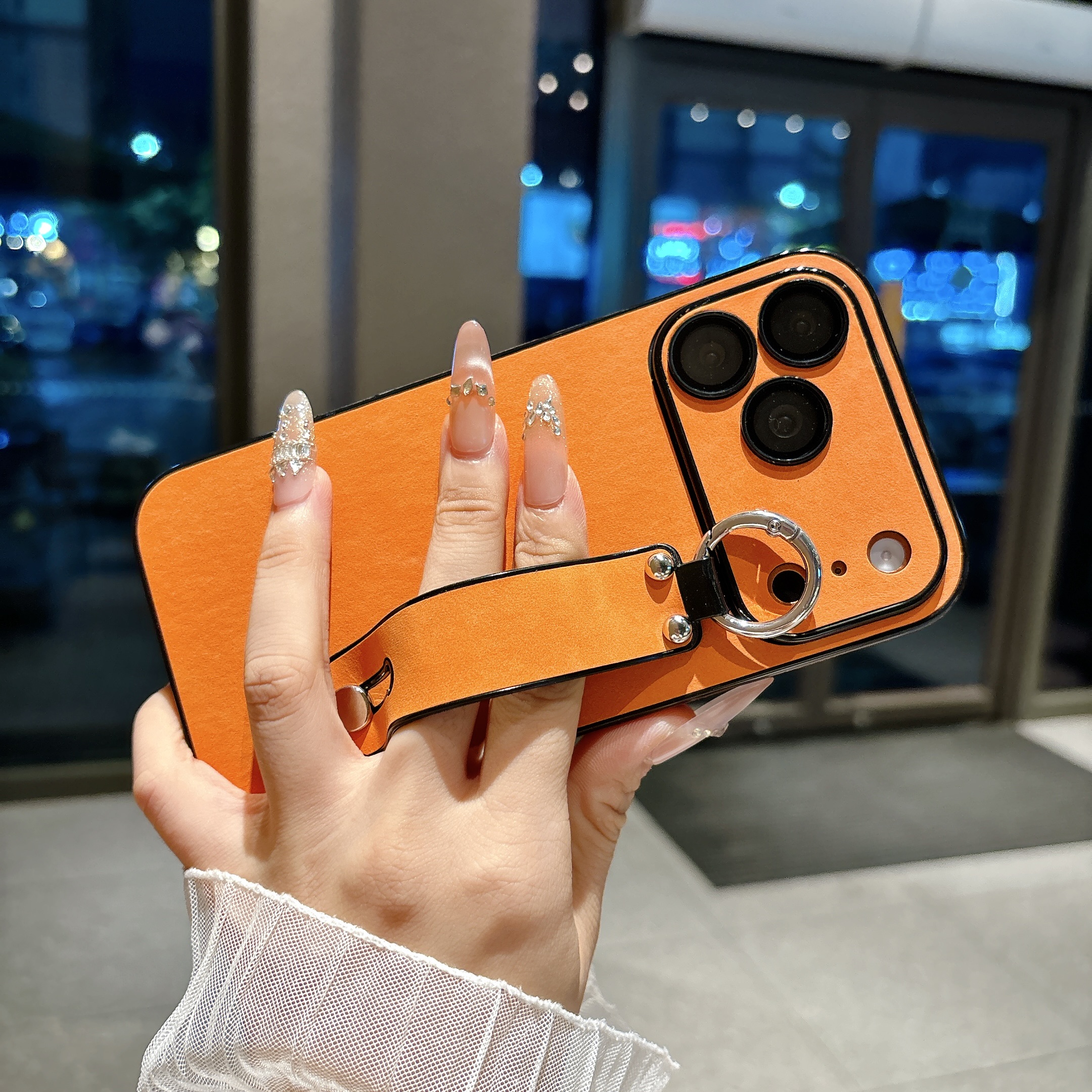 Suede Leather Wrist Strap Hold - Phone Cases Holder review and price