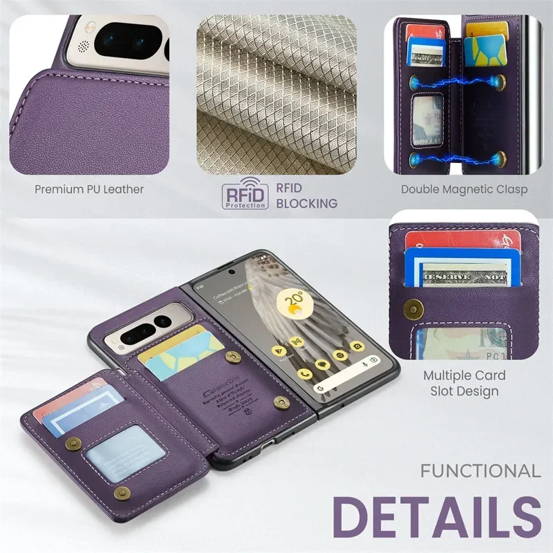 Magnetic Flip Leather Phone Ca - Phone Cases With Wallet On Back review and price