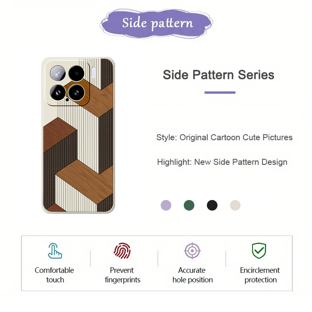 Geometric Style Wooden Phone C - Phone Cases Xiaomi 14T review and price