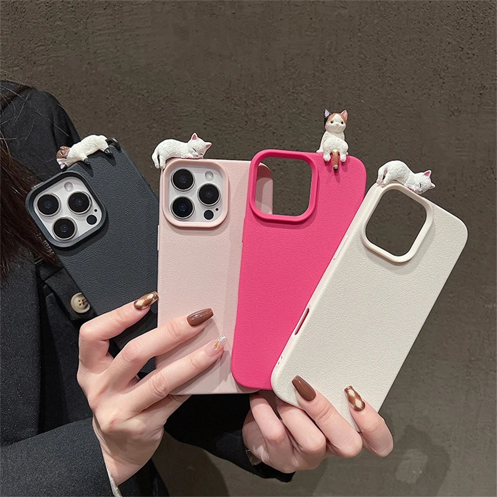 Cute 3D Cat Korea Lovely Case  - Phone Cases Cute Iphone 14 review and price