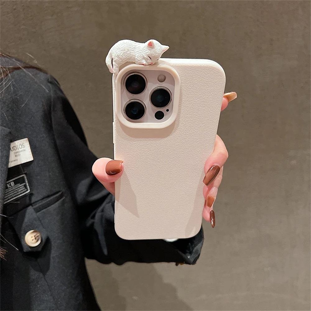 Cute 3D Cat Korea Lovely Case  - Phone Cases Cute Iphone 14 review and price