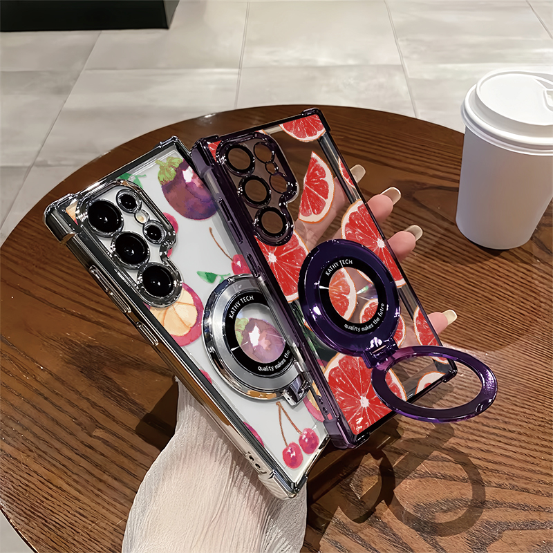 Orange Fruit Print Phone Case  - Phone Cases Orange review and price