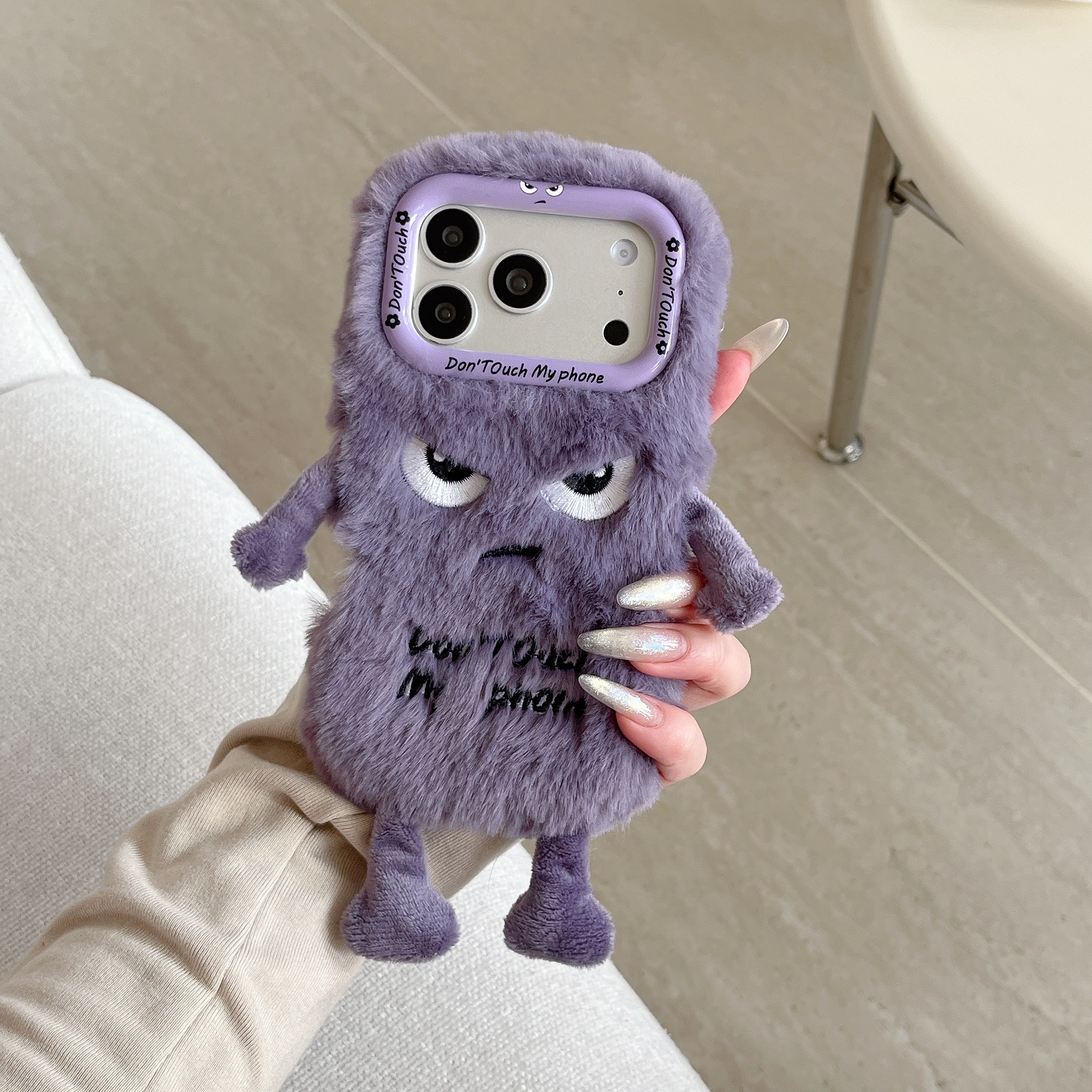 Cute Plush Phone Case with Qui - Phone Cases Iphone 17 Pro Max review and price