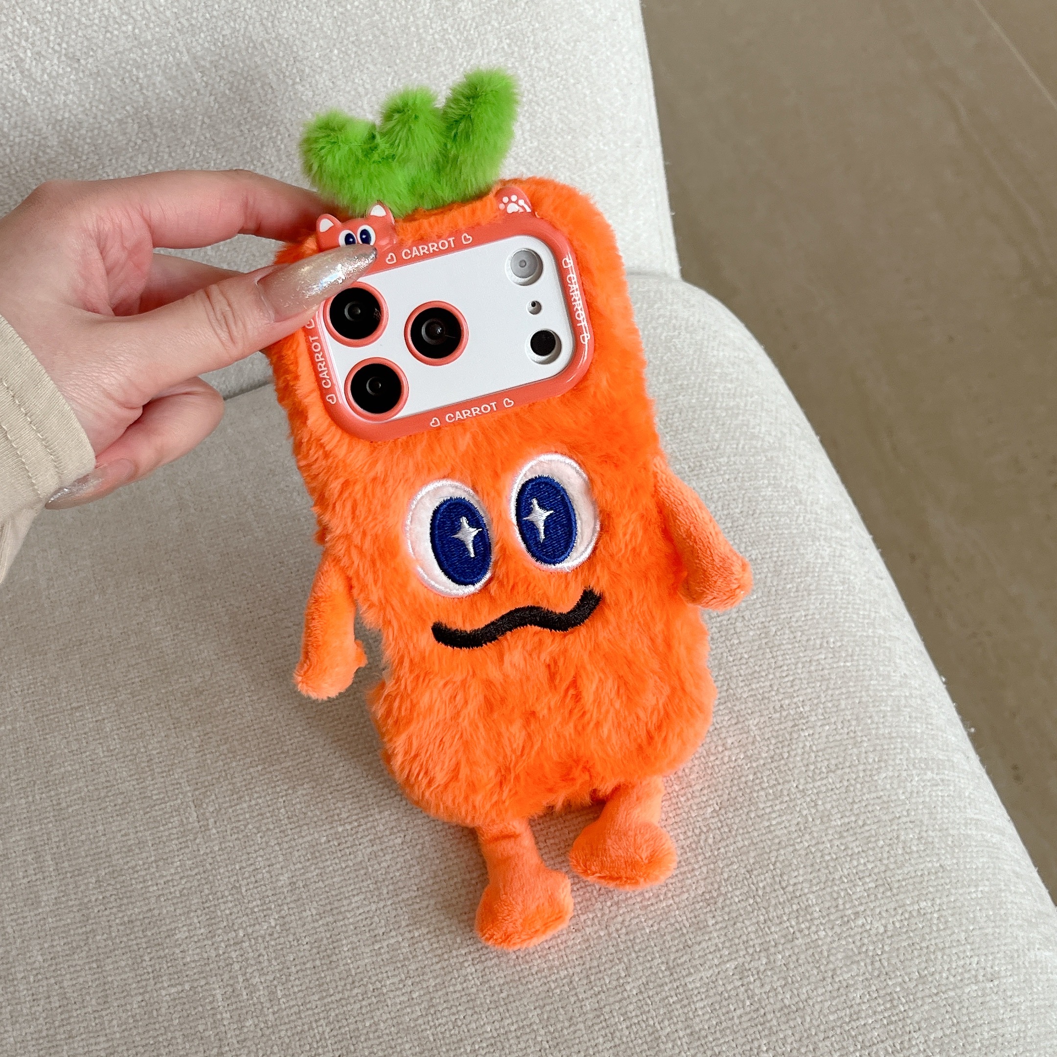 Cute Plush Phone Case with Qui - Phone Cases Iphone 17 Pro Max review and price