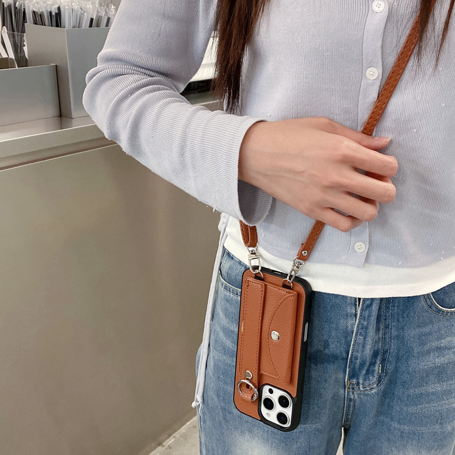 Vogue Lychee Leather Phone Cas - Phone Cases Vogue review and price