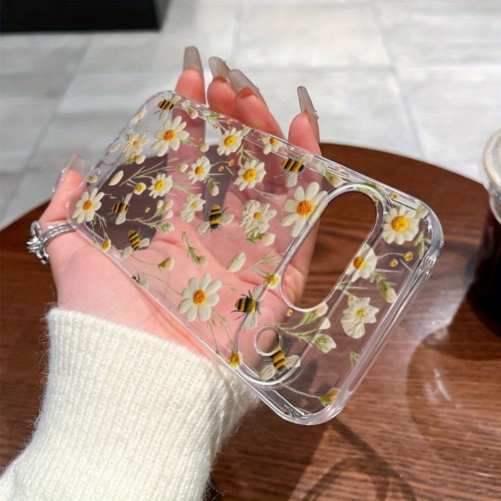 Cute Honeybee Flower Pattern S - Phone Cases Silicone review and price