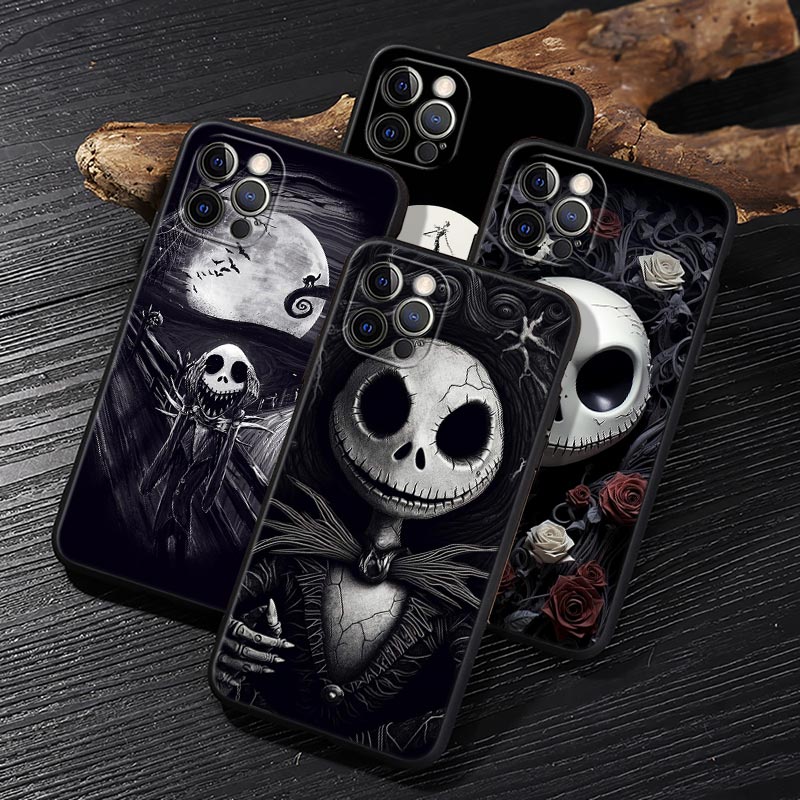 Jack Skellington Black Art Dis - Phone Cases Silicone review and price