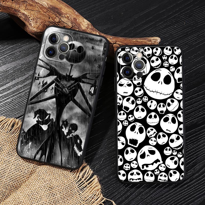 Jack Skellington Black Art Dis - Phone Cases Silicone review and price